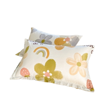 MUJI pure cotton ins style pillowcases 1 pair of cotton 48cmx74cm pillowcases household pillowcases