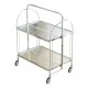 Foldable Changhong glass stainless steel trolley