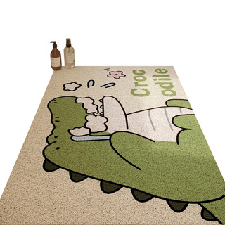 丝圈满铺浴室防滑垫可裁剪淋浴房儿童洗澡脚垫防摔耐脏镂空沥水垫