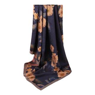 [Xiangyunsha] Silk Scarf, Large Square Scarf, Gift Box Set, Women's Silk, 100% Mulberry Silk, Fashionable Shawl, Mother's Style, Gift for Mom