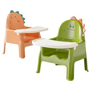 Thickened baby dining chair, baby dining table, children's eating household anti-slip small chair, plastic back stool, sitting position