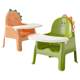 Silla de comedor para bebé engrosada, mesa de comedor para bebé, silla pequeña antideslizante para el hogar para niños, taburete con respaldo de plástico, posición sentada