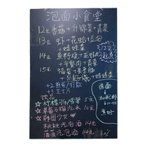 Small blackboard framed mounted blackboard bar shop advertising chalk writing shop sign double sides available stalls listed coffee shop sign list blackboard can be customized