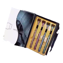 Chinese Valentines Day gift box three-sided toothbrush with soft bristles light luxury wrapped tongue cleaning family wear couple and student special portable