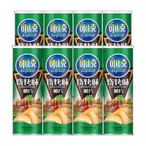 Copico canned potato chips barbecue flavor 105g*6 cans nostalgic snacks camping sharing dinner family stocking