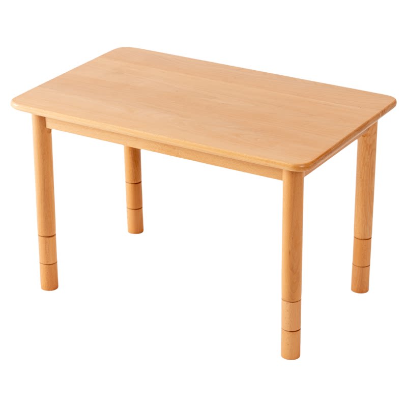 Solid wood children's table and chair table, baby learning table and chair set, building block table, toddler peanut table, liftable