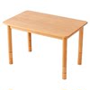 Solid wood children's table and chair table, baby learning table and chair set, building block table, toddler peanut table, liftable