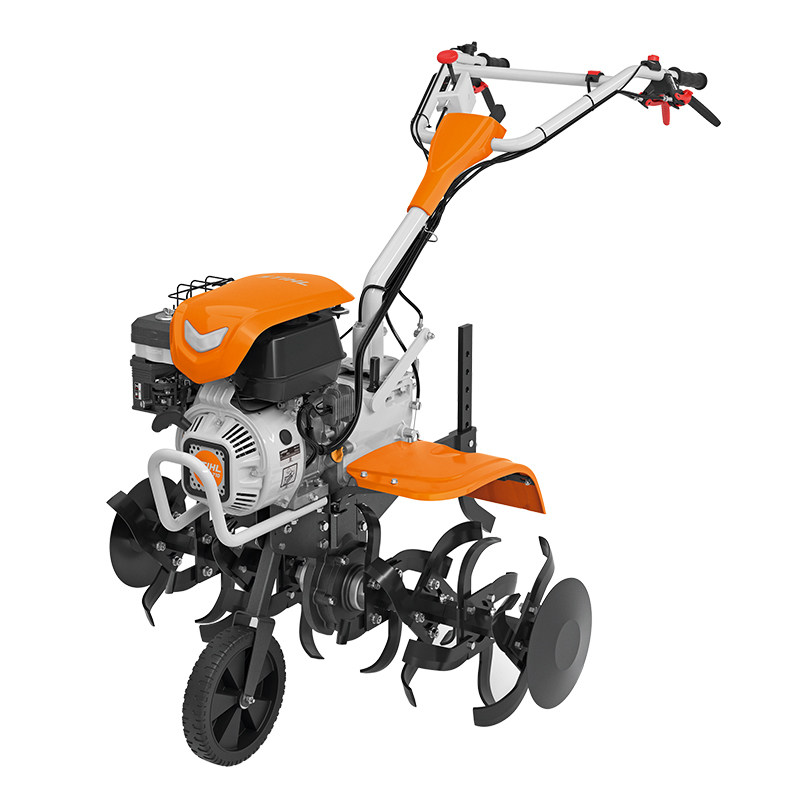Germany's Steele agricultural furrow plowing for land re-cultivation