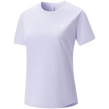 Xtep quick-drying t-shirt women's breathable short-sleeved badminton uniform