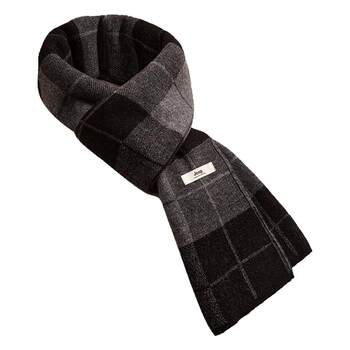 Jeep scarf men's birthday gift gift box for boyfriend winter warm knitted wool autumn and winter scarf