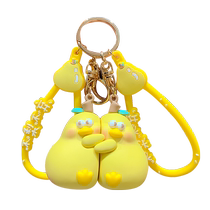 Never give up magnetic car key chain creative and cute school bag pendant never separated Valentines Day gift