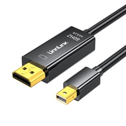 Youlian minidp to hdmi adapter cable HD 4K60Hz video connection mini small dp thunderbolt 2 female active ເຫມາະສໍາລັບ Apple macbook notebook ການສະແດງພາຍນອກ