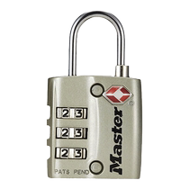 玛斯特旅行海关锁 TSA密码锁行李拉杆箱锁健身房柜子锁挂锁4680D