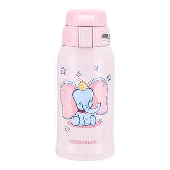 Cup bear double drink/double cover thermos cup