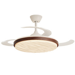 Fan Light, Simple and Modern, Living Room Light, Bedroom, Dining Room, Eye Protection, Children's Room, Silent, Invisible Ceiling Fan Light, Home Smart