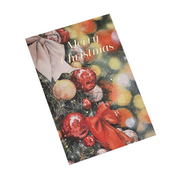 Christmas card postcard writing christmas holiday wishes