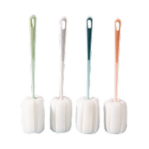 Edo cup washing brush bottle cleaning brush 2 no dead ends decontamination sponge small brush water cup brush long handle cup brush