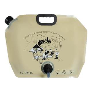 Outdoor folding water bag portable large capacity thickened camping van plastic bucket concert music festival water storage bag