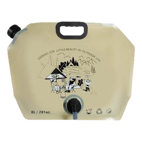 Outdoor folding water bag portable large capacity thickened camping van plastic bucket concert music festival water storage bag