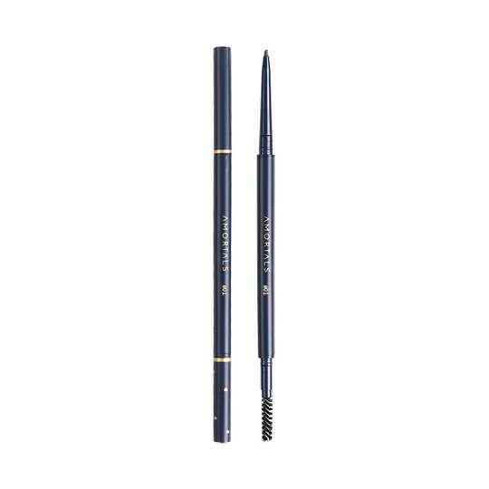 Ermu grape eyebrow pencil lasting and waterproof, not decolorized, roots
