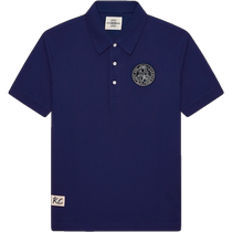 KENTCURWEN kendivan 24 mens spring summer new pint of pure cotton rose badge polo shirt K49H9EI181