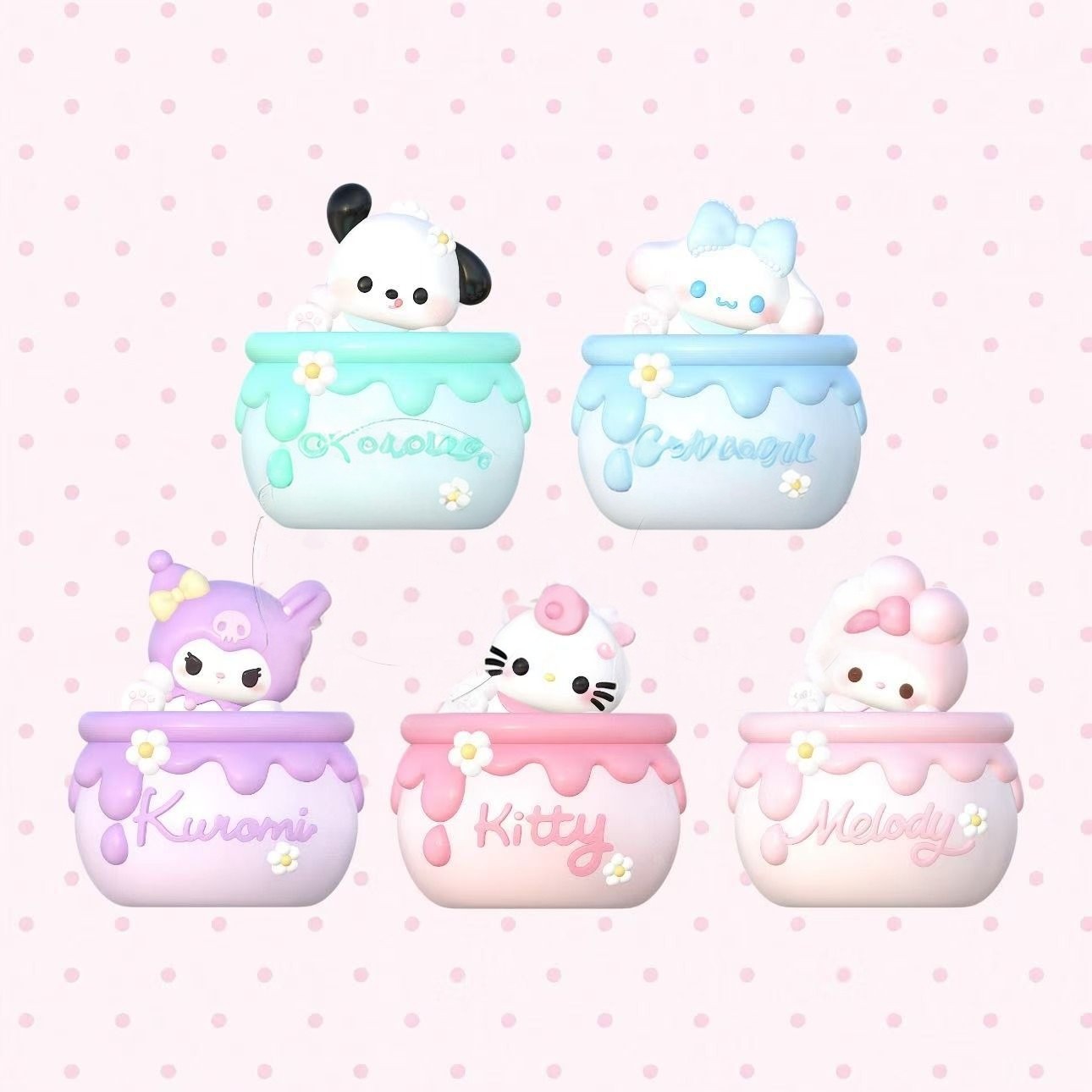 ตุ๊กตาปูนปลาสเตอร์ของขวัญยอดนิยมสุดน่ารัก ผลิตภัณฑ์ใหม่ โถใส่น้ำผึ้งสำหรับแผงลอย ร้านค้าแฮนด์เมด และตลาดกลางคืน
