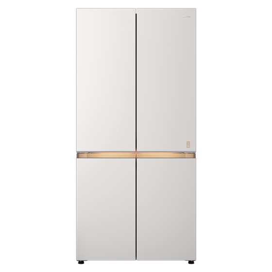 Midea Xiongdundun Pro Shanhai 633 refrigerator dual system ultra-thin zero-embedded cross automatic ice making new home product