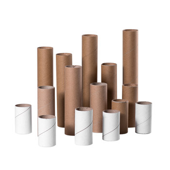 Anti-compression hard round painting tube kraft paper bucket poster tube with cover