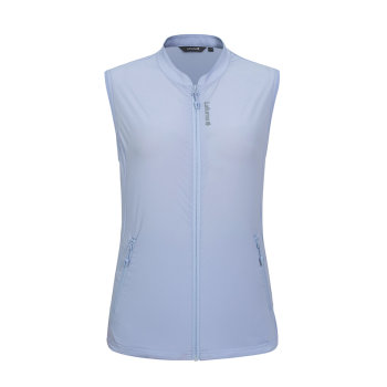 Lafuma outdoor antibacterial sunscreen upf50+ vest stand collar stowable vest women's cool top