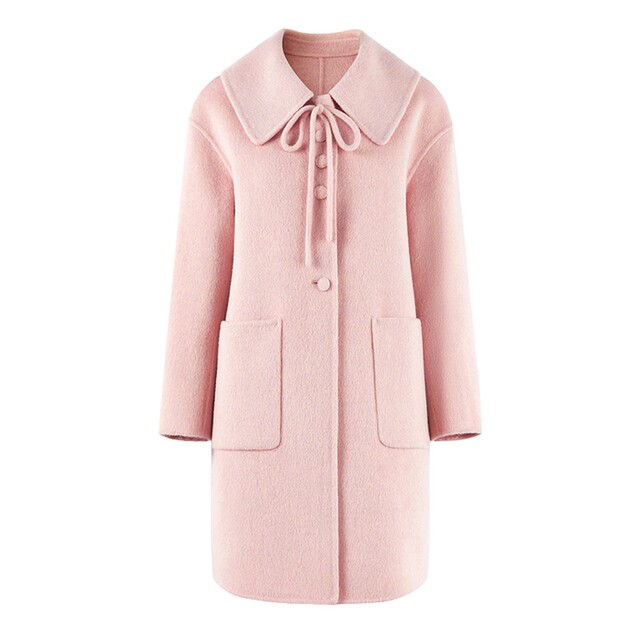 Qiushui Yiren sheep wool coat