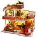 European style loft handmade 3D assembled model