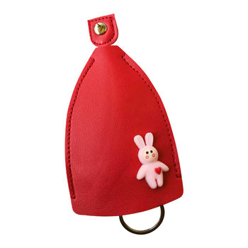 Pull-out key bag storage mini protective cover for men's home door women's car universal cute cartoon car keychain