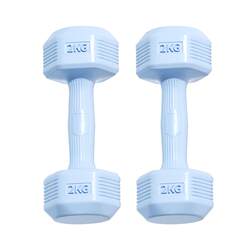 Dumbbells for Women's Fitness at Home, Slimming Belly Barbells, Kettlebells, Equipment for Children, Teenagers, Women, 2kg Pair of Small Dumbbells