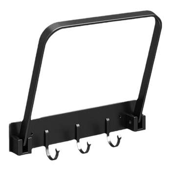 Basin storage rack bathroom wall mount