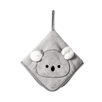 Hand towel hanging type strong absorbent thickened small square hand towel