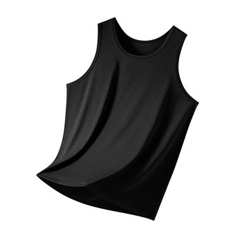 Fenton men's modal cotton vest summer sleeveless round neck loose large size can be weared outer outer bottoming shirt cool top