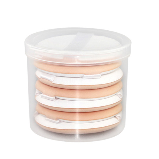 气垫粉扑替换装bb霜cc霜专用圆形盒装化妆棉美妆蛋干湿盒子面扑拍