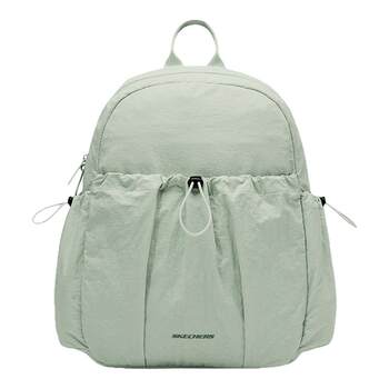 Skechers 2026 same-style backpack for men and women, decompression and widened shoulder straps, lightweight small bag, daily trendy small backpack