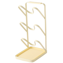 Kawashima House lid shelf Sitting Pan Shovel Shelf Kitchen home Put lid Divine Instrumental Chopping Board shelving