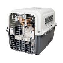 No. 4 pet flight box dog checked box cat out portable car dog cage small medium and large dog 1 No. 2