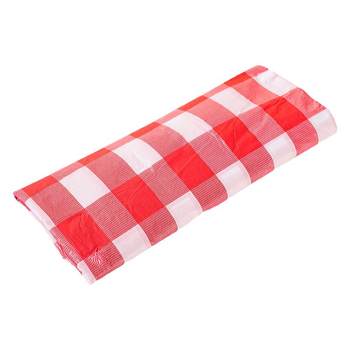 Disposable tablecloth lattice thickened plastic printed dining table square table home hotel waterproof table cloth placemat
