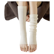 Foot stepping socks for women in autumn and winter Maillard style leg covers y2k hot girl stockings spring and autumn ladies pile socks