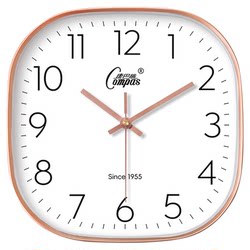 Kangbas Modern Punch-Free Simple Wall Clock, Stylish Living Room Home Square Clock, Silent Bedroom Wall Clock