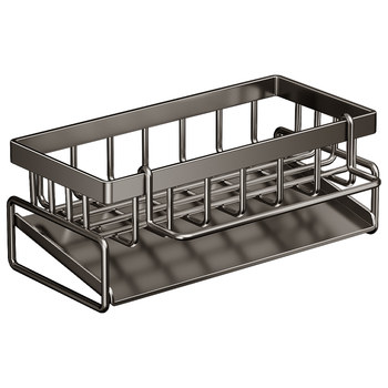 Kitchen drain rack does not dirty countertops