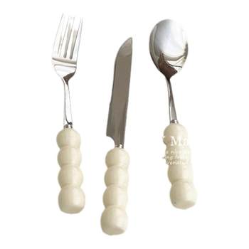 304 stainless steel knife and fork spoon three-piece set