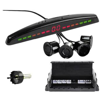 Buzzer alarm led screen display reversing radar