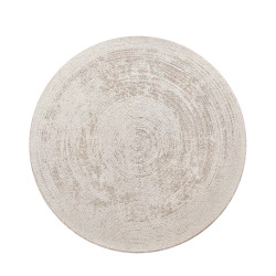 Sibos Year Ring Glue-Free Round Carpet, Vintage High-End Feel, Bedroom, Living Room, Cloakroom, Study, Chair, Bedside Rug