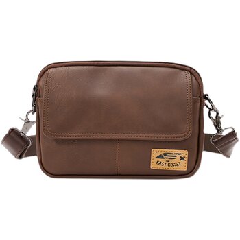 New korean style youth fashion sports leather shoulder bag