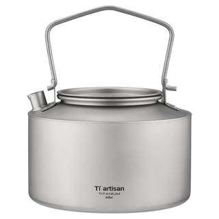 Titanium craftsman outdoor pure titanium water boiling teapot