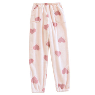 Trousers, flannel, warm and comfortable pajamas